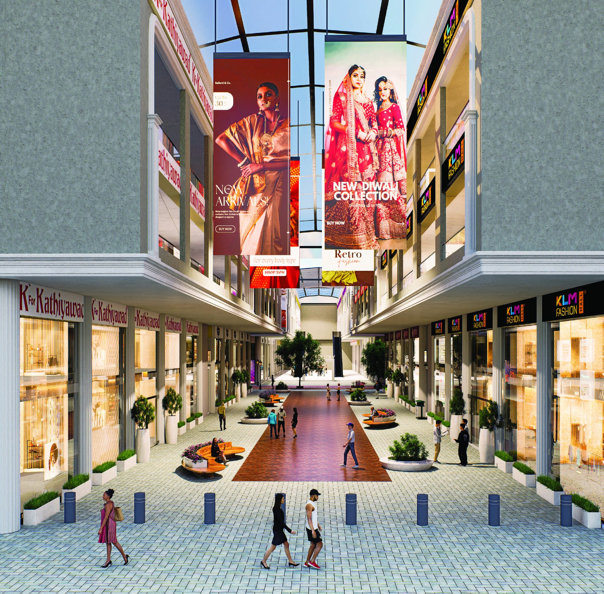 The Town Junction interior atrium