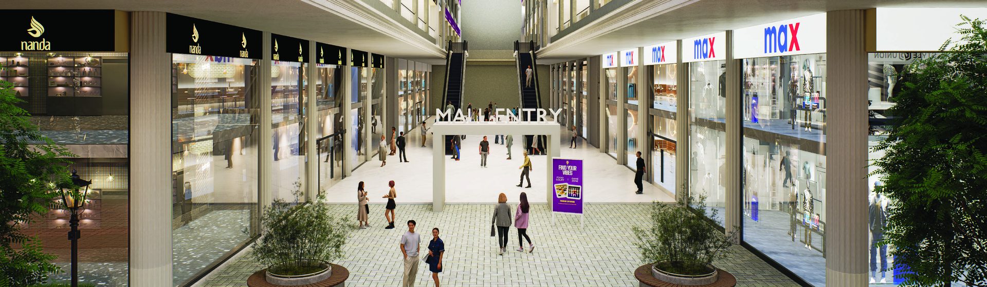 The Town Junction mall interior